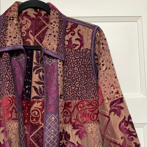 Reversible Tapestry Patchwork Jacket - Picture 4 of 13
